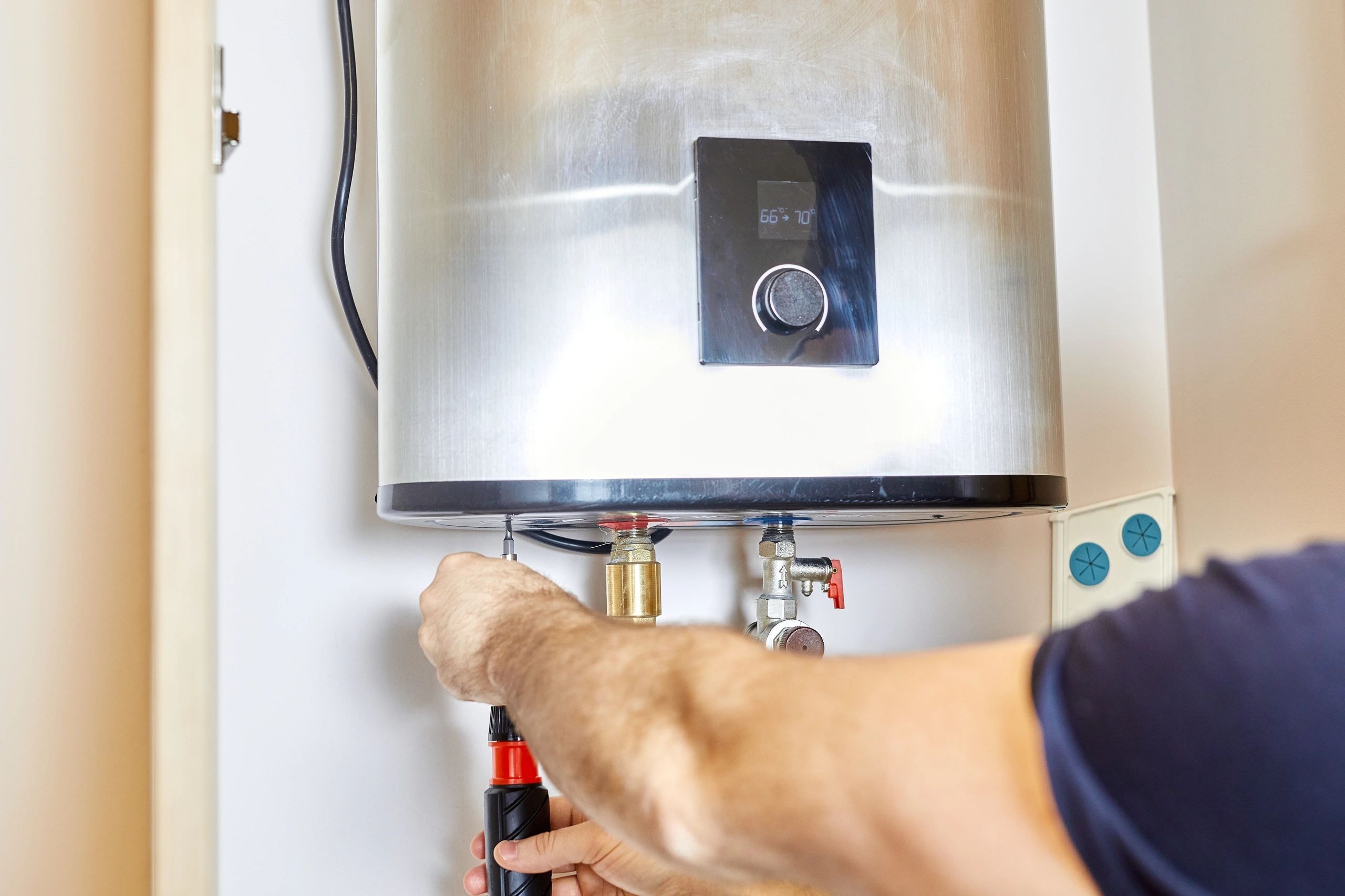 Tankless water heater installation